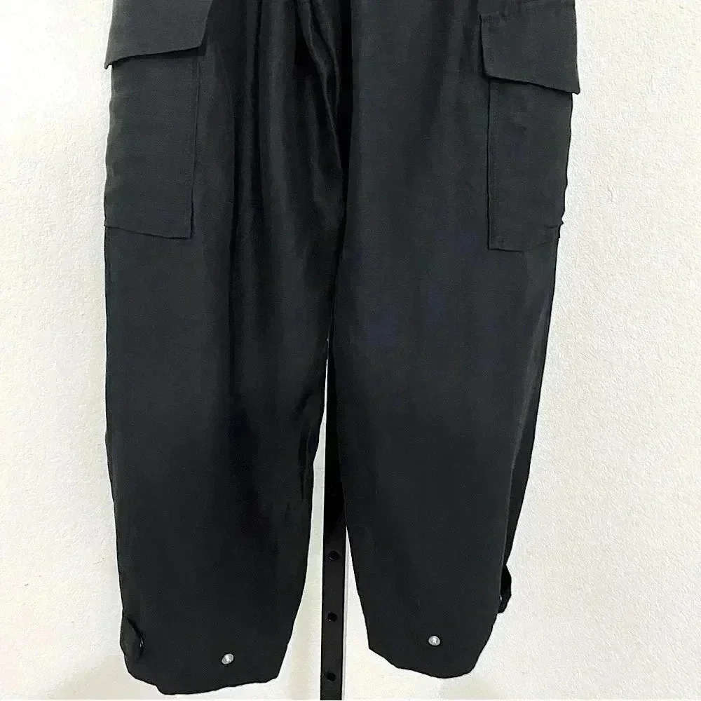 Aritzia Wilfred Straight Cargo Pants Size 2 Kafka Utility Black Like New